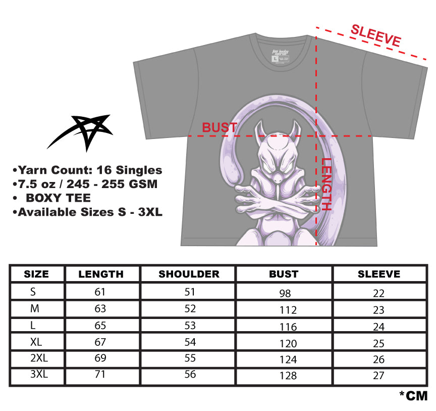 SHINY MEWTWO BOXY TEE
