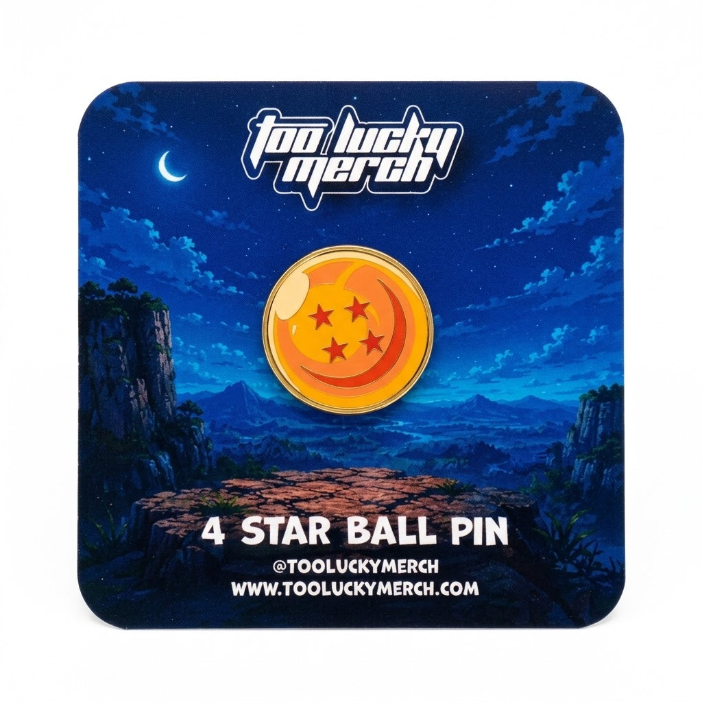 4 Star Dragon-ball Pin