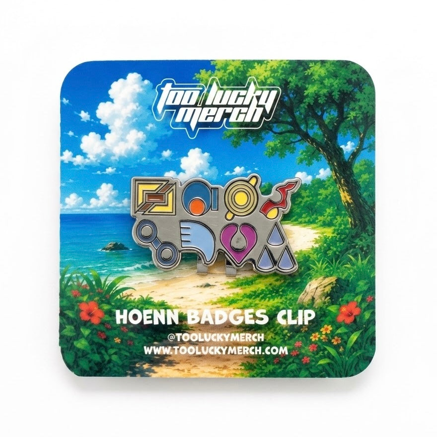 Hoenn Badges Clip