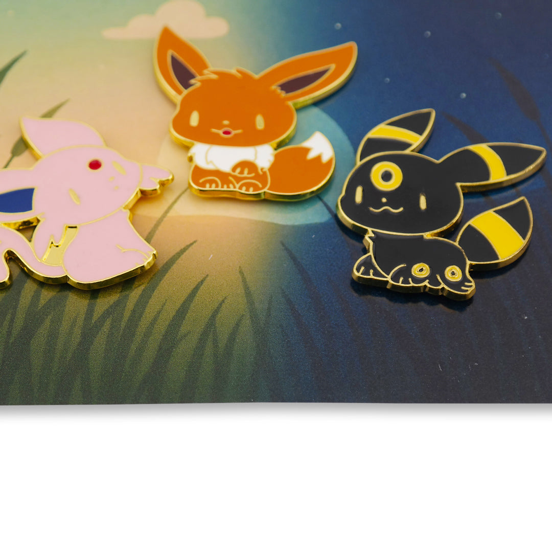 Eevee, Espeon and Umbreon Pin Set