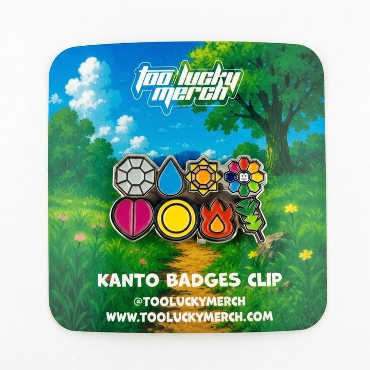Kanto Badges Clip
