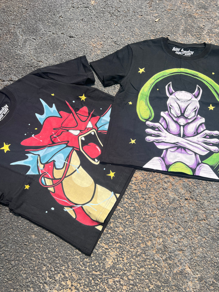 Oopsie Mewtwo/Gyarados Tees