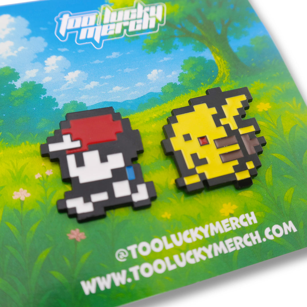 Red & Pika Pin